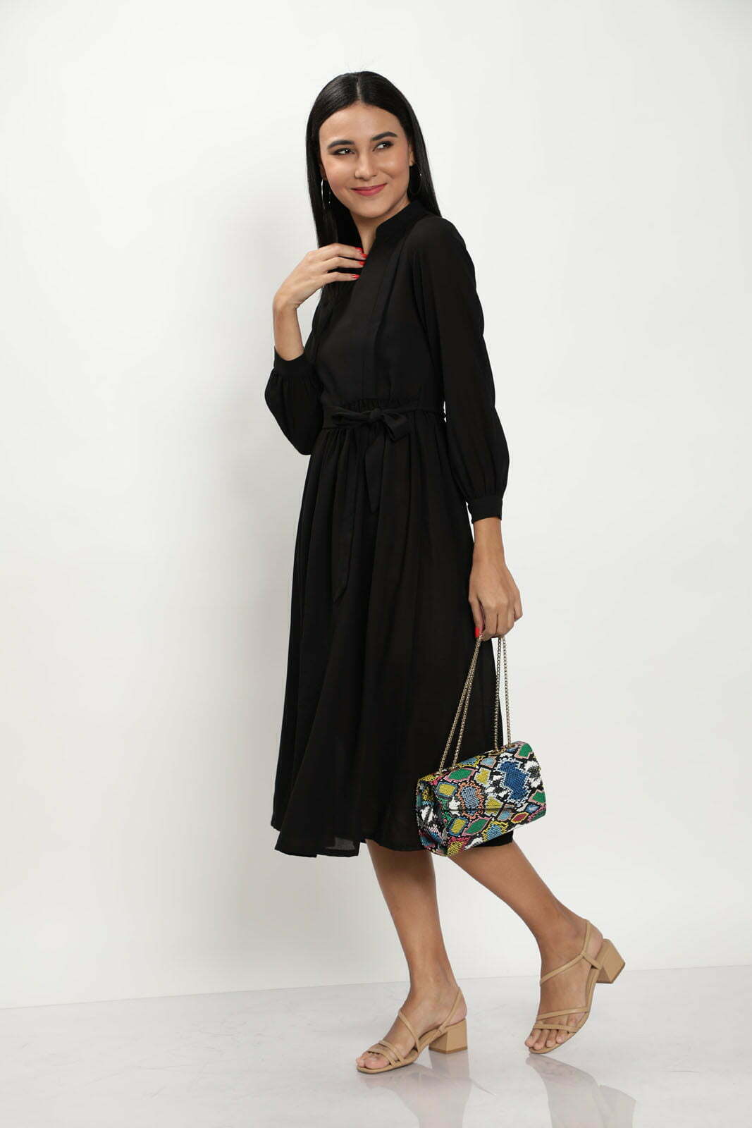 Elegant Black Summer Dress